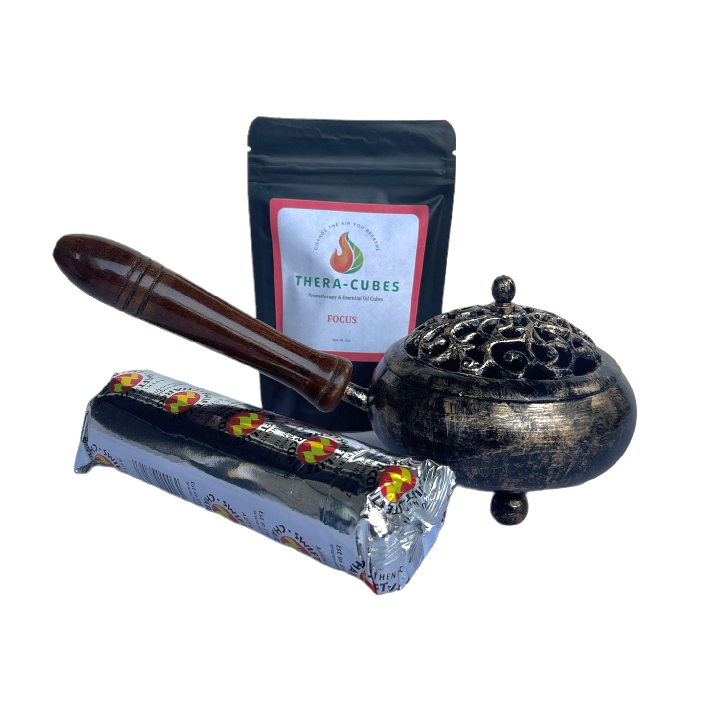 Gold Iron Burner Pot Kit