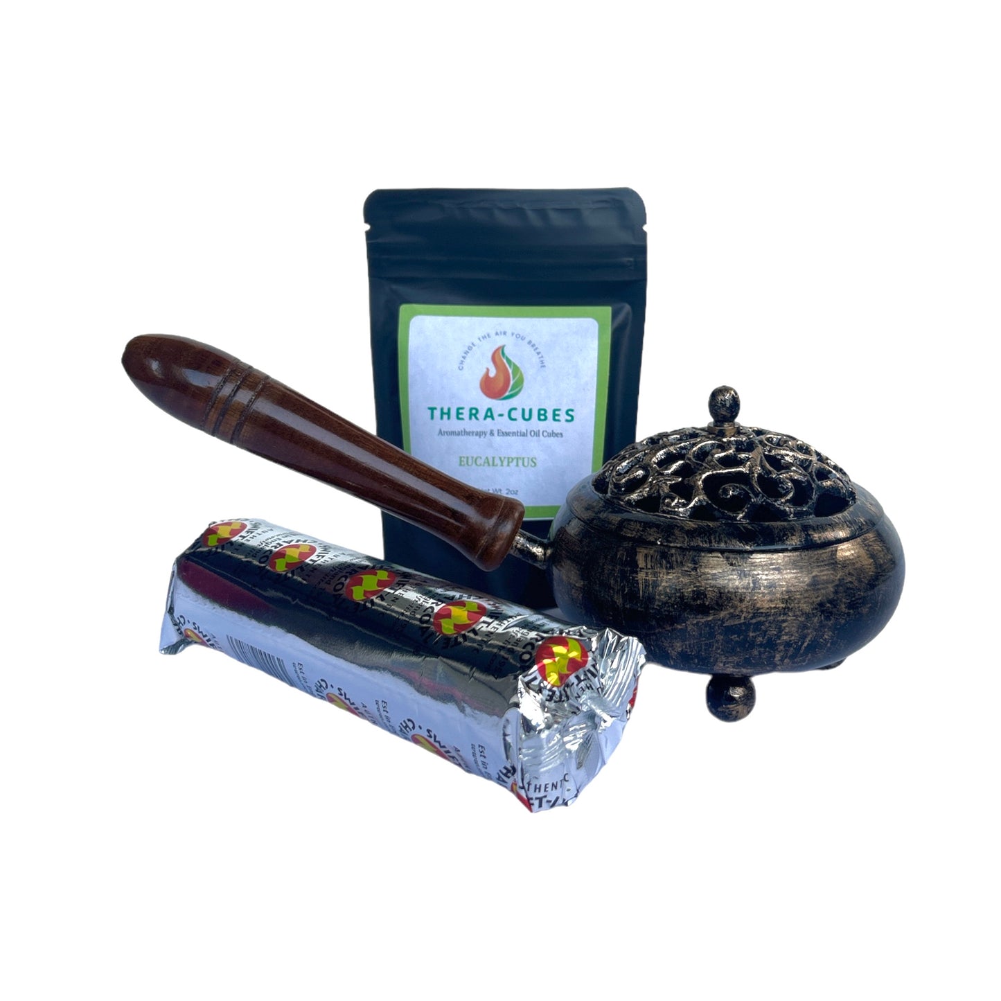 Gold Iron Burner Pot Kit