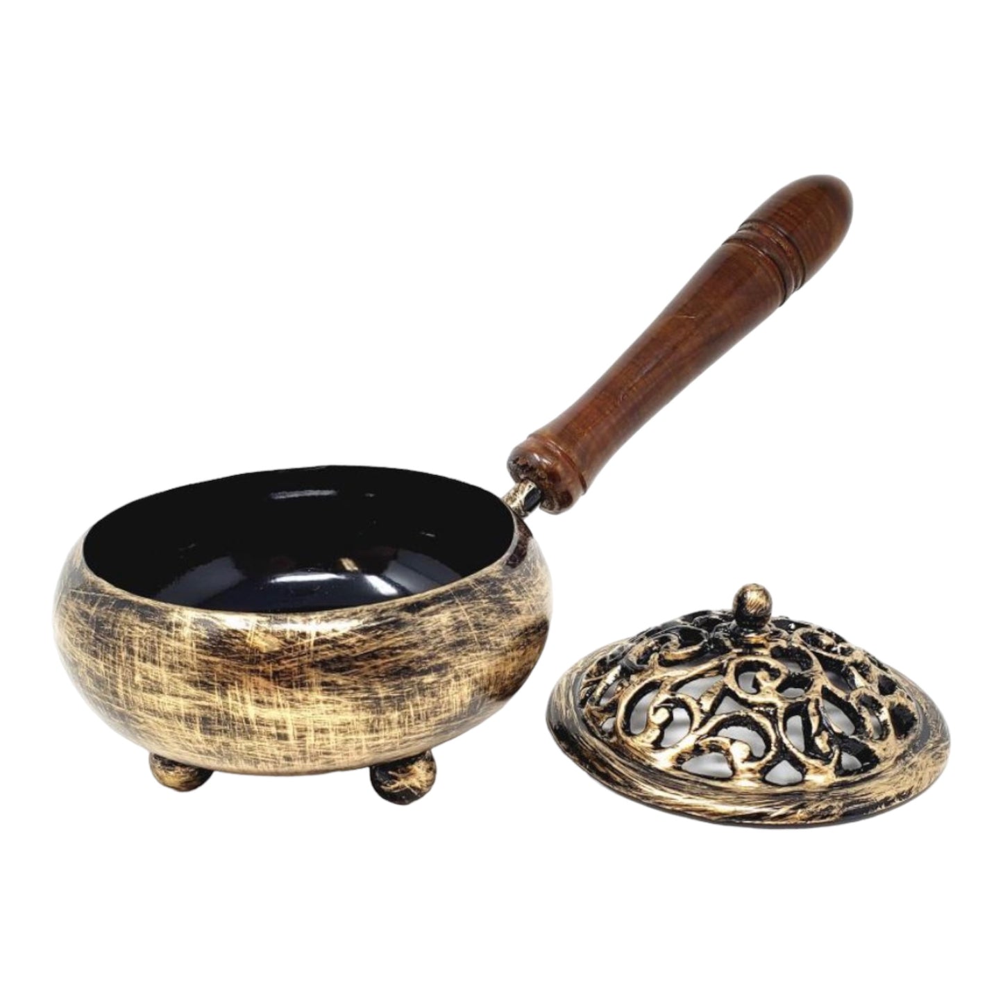 Gold Iron Burner Pot Kit